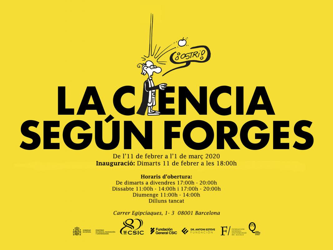 ‘La ciència segons Forges’, una exposició - homenatge a Antonio Fraguas