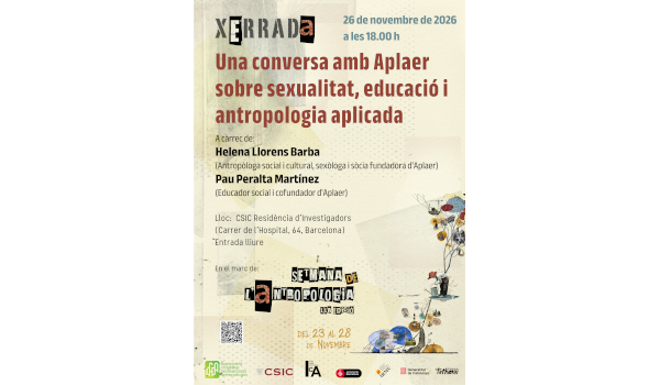Xerrada: Una conversa amb Aplaer sobre sexualitat, educació i antropologia aplicada