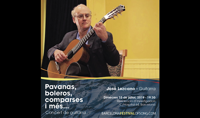 Pavanas, boleros, comparses i més... Concert de guitarra