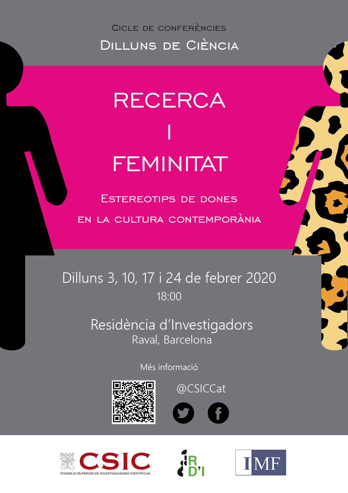 Dilluns de Ciència. RECERCA I FEMINITAT. Estereotips de dona en la cultura contemporània